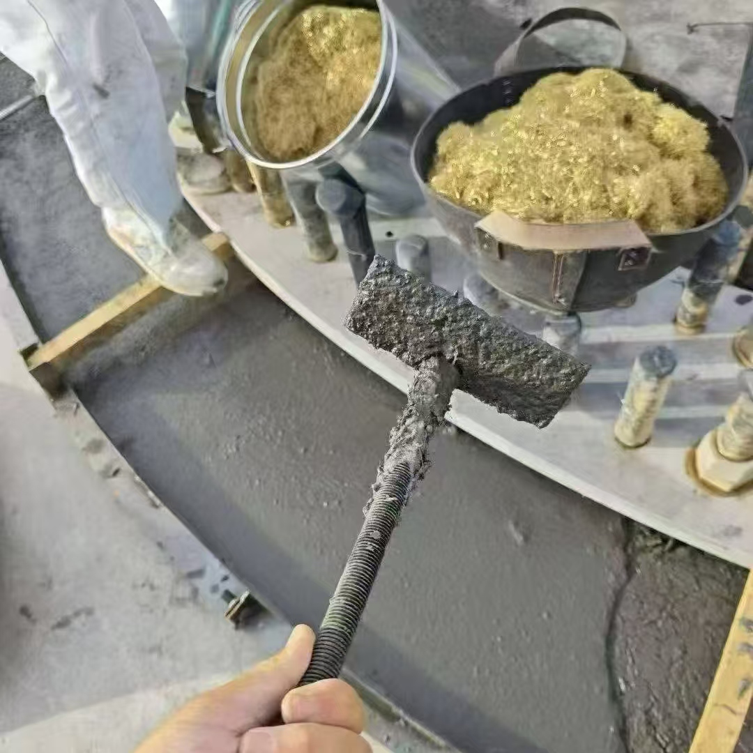 大连C120钢纤维高强无收灌浆料 轧机压缩机汽轮机发电机锻压设备底座灌浆材料